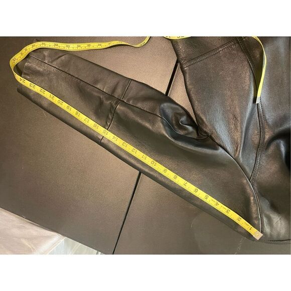 Xtrēm Genuine Leather Black Jacket Button Front Women’s Size XL - Picture 14 of 16